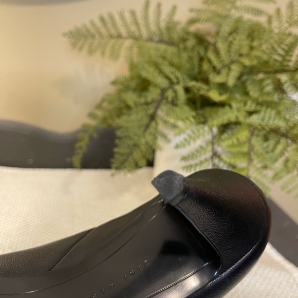 Zara Black Ankle Boots with Silver Accents - Picture 6 of 11